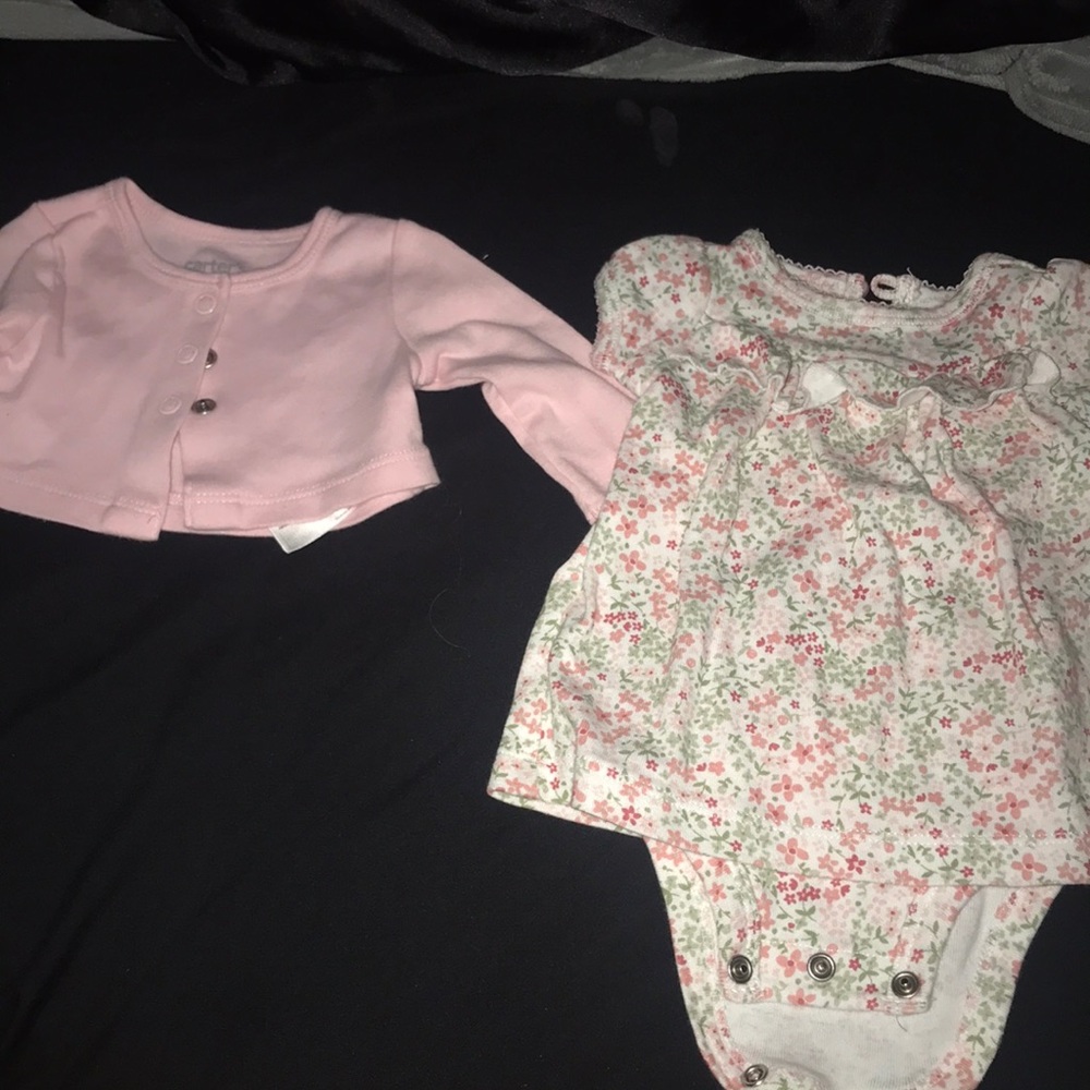 Carter’s Matching Cardigan & Dress Set